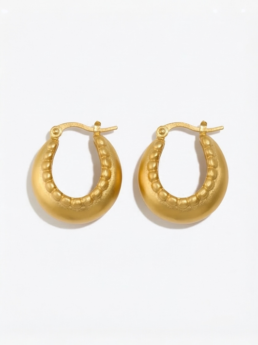 Just Because Hoops - 18K Gold Plated Jewelry for Women | ENNVY