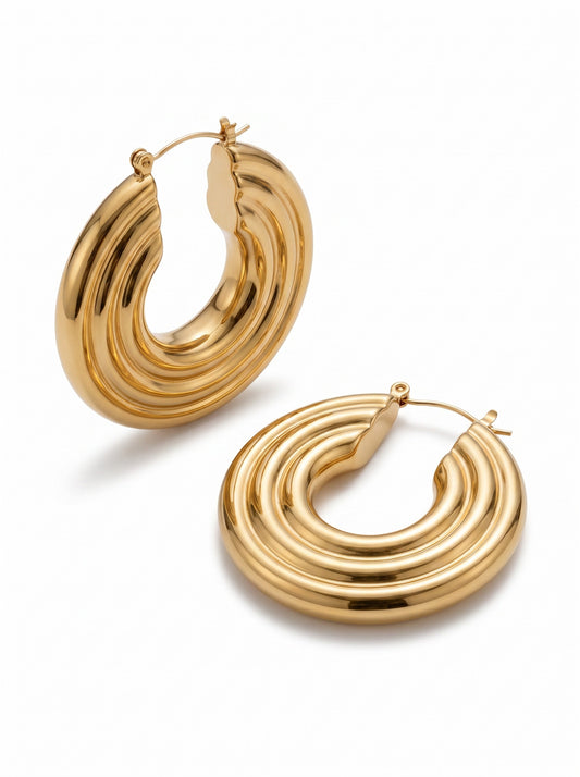 Undeniably Chic Hoops