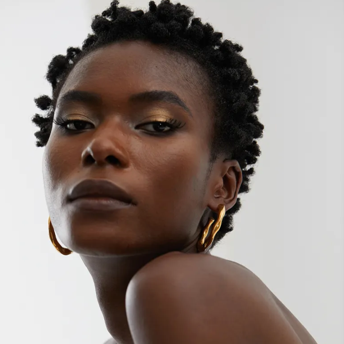 Celeste Hoops - 18K Gold Plated Hoop Earrings for Women | ENNVY
