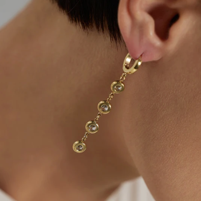 London Dangle Earrings - 18K Gold Plated Drop Earrings for Women | ENNVY