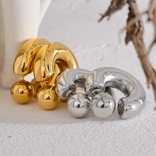 Because I Can Hoops - 18K Gold Plated Hoop Earrings for Women | ENNVY