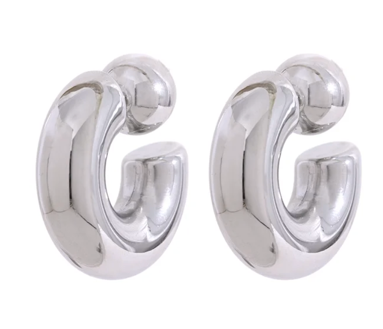 Because I Can Hoops - 18K Gold Plated Hoop Earrings for Women | ENNVY