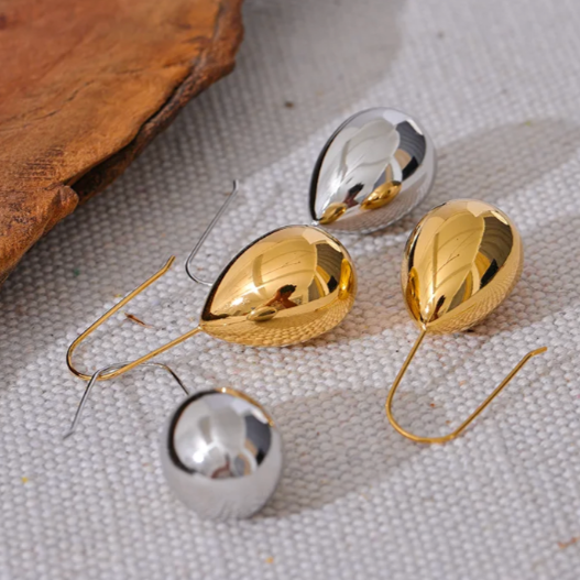 Mina Drop Earrings - 18K Gold Plated Drop Earrings for Women | ENNVY