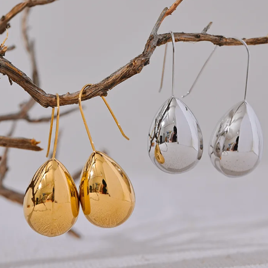 Mina Drop Earrings - 18K Gold Plated Drop Earrings for Women | ENNVY