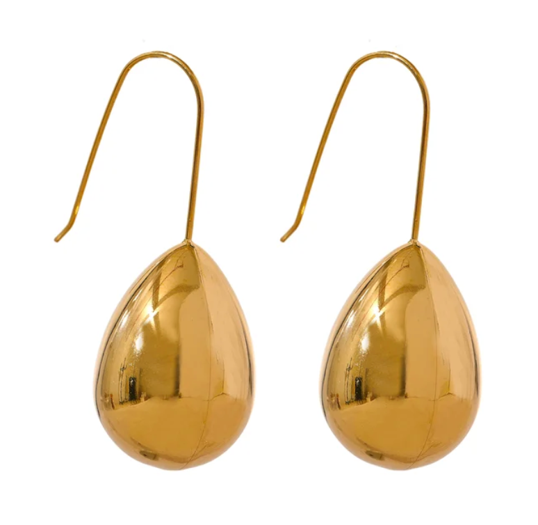 Mina Drop Earrings - 18K Gold Plated Drop Earrings for Women | ENNVY