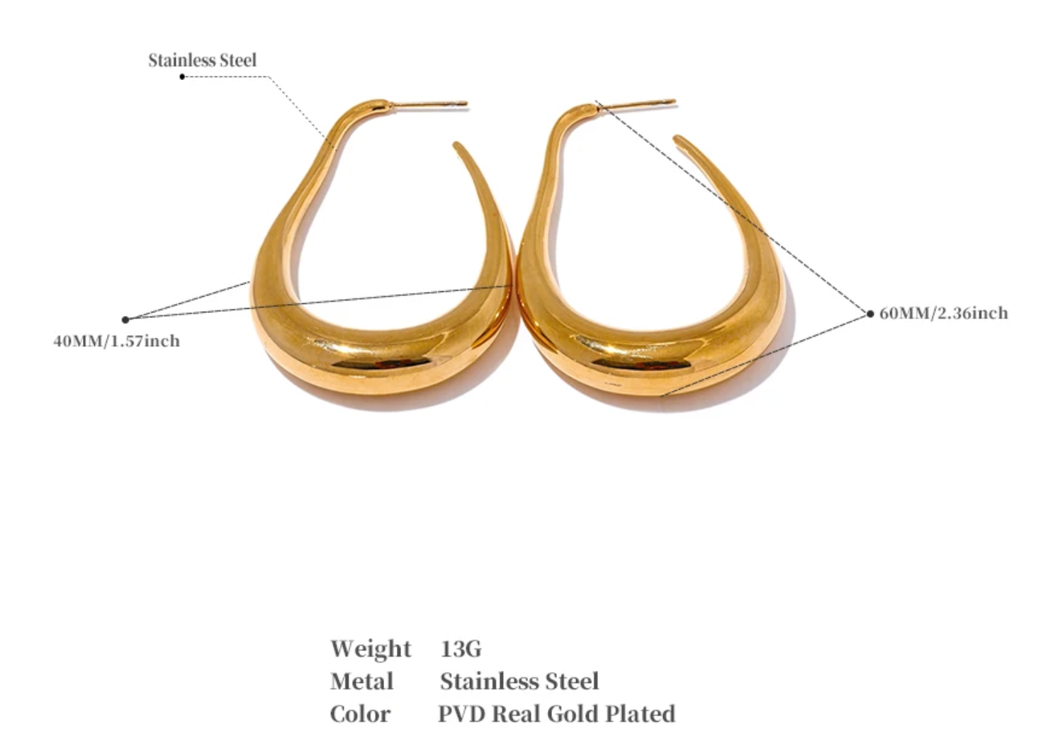 Edge of Elegance Hoops