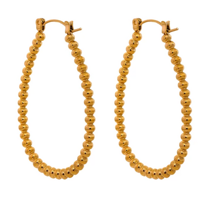 Too Cute Hoops - 18K Gold Plated Hoop Earrings for Women | ENNVY