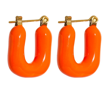 Color Me Her Hoops - 18K Gold Plated Hoop Earrings for Women | ENNVY