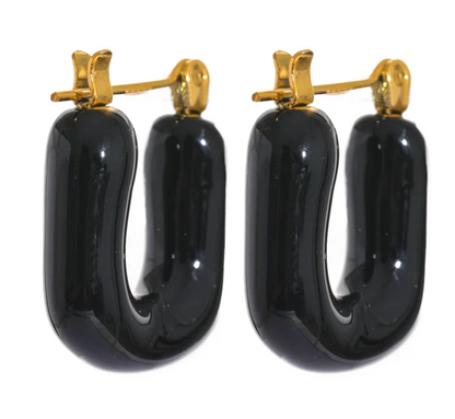 Color Me Her Hoops - 18K Gold Plated Hoop Earrings for Women | ENNVY