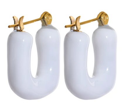 Color Me Her Hoops - 18K Gold Plated Hoop Earrings for Women | ENNVY
