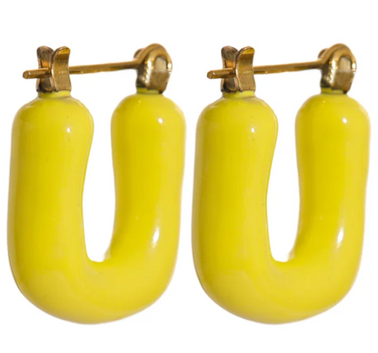 Color Me Her Hoops - 18K Gold Plated Hoop Earrings for Women | ENNVY