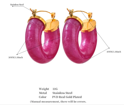 Can't Miss Hoops - 18K Gold Plated Hoop Earrings for Women | ENNVY