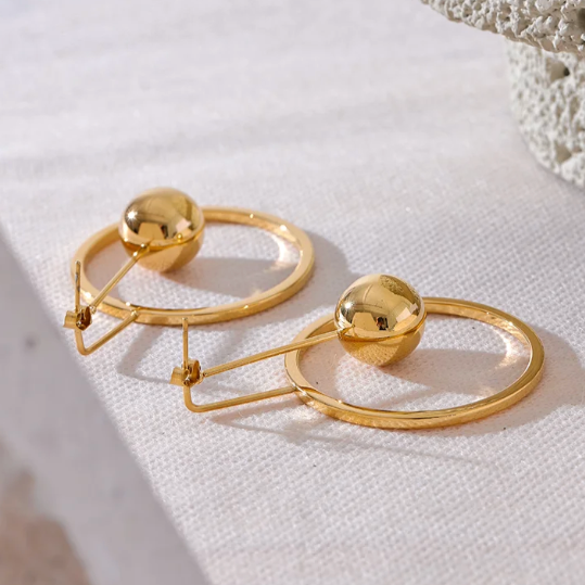 Silent Symphony Drop Earrings