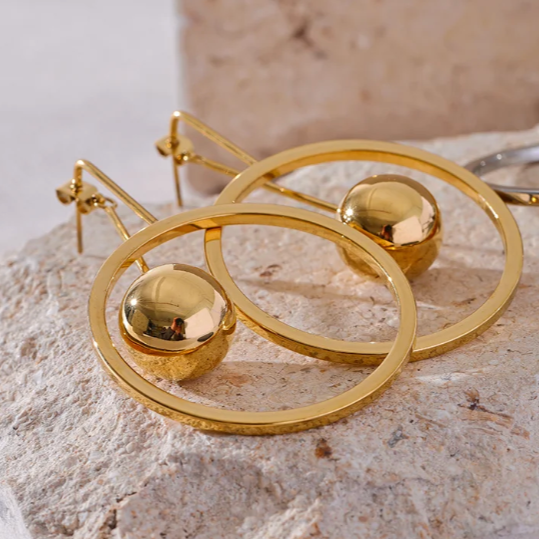 Silent Symphony Drop Earrings