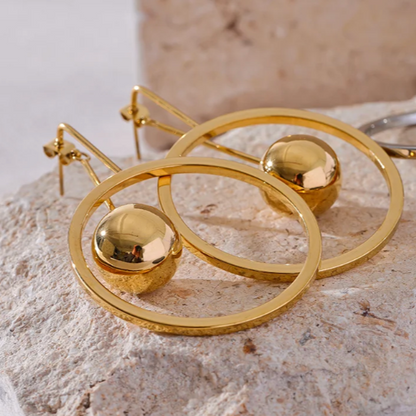 Silent Symphony Drop Earrings